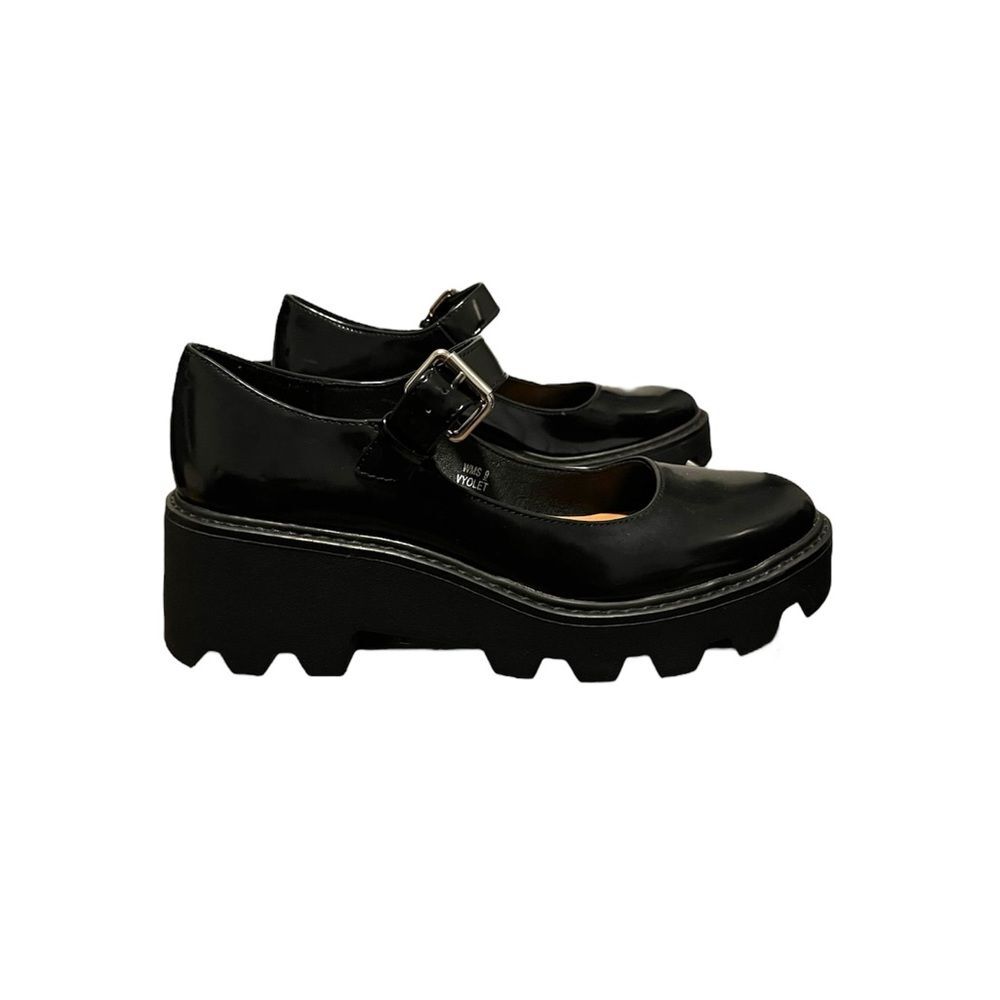 Dolce Vita Vyolet Black Platform Mary Janes Women's 9 NEW Goth Punk Girlhood
